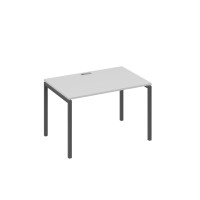 Стол письменный на металлокаркасе DUE серый / металлокаркас антрацит А4 А2 023 СЕ