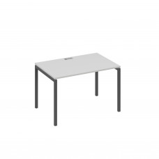 Стол письменный на металлокаркасе DUE серый / металлокаркас антрацит А4 А2 023 СЕ