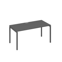 Стол письменный на металлокаркасе DUE антрацит премиум / металлокаркас антрацит А4 А2 025 АР