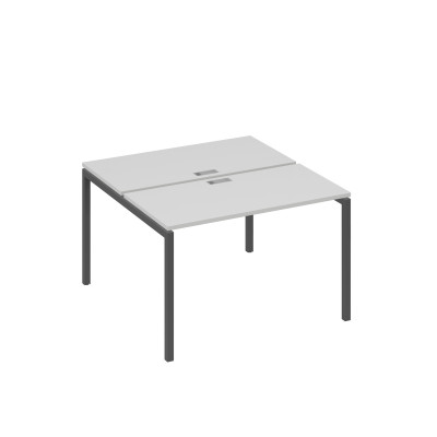 Рабочая станция с опорами DUE (2х120) серый / металлокаркас антрацит А4 А2 170 СЕ