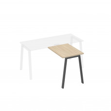 Брифинг-приставка с каркасом TRE дуб скандинавский / металлокаркас антрацит А4 А3 071 ДК