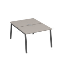 Станция (2х120) рабочая с металлокаркасом TRE мокко премиум / металлокаркас антрацит А4 А3 176 МП