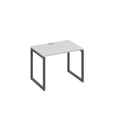 Стол письменный на металлокаркасе QUATTRO серый / металлокаркас антрацит А4 А4 012 СЕ