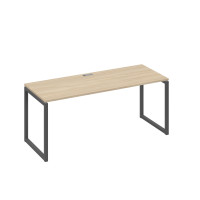 Стол письменный на металлокаркасе QUATTRO дуб скандинавский / металлокаркас антрацит А4 А4 016 ДК