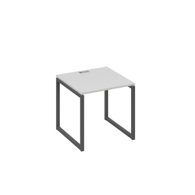 Стол письменный на металлокаркасе QUATTRO серый / металлокаркас антрацит А4 А4 021 СЕ