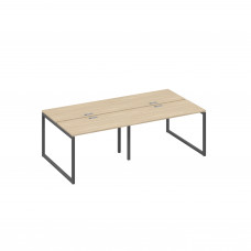 Станция 4х120 рабочая на металлокаркасе QUATTRO дуб скандинавский / металлокаркас антрацит А4 А4 170-2 ДК