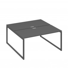 Станция (2х160) рабочая на каркасе QUATTRO антрацит премиум / металлокаркас антрацит А4 А4 178 АР