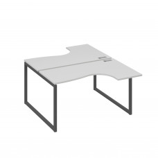 Рабочая станция каркас QUATTRO столы Классика (2х140) серый / металлокаркас антрацит А4 А4 181 СЕ