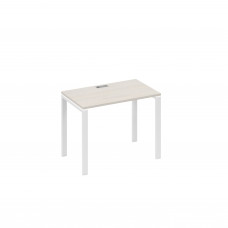 Стол письменный на металлокаркасе UNO дуб / металлокаркас белый А4 Б1 002 ДШ