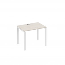 Стол письменный на металлокаркасе UNO дуб / металлокаркас белый А4 Б1 012 ДШ