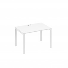 Стол письменный на металлокаркасе UNO белый премиум / металлокаркас белый А4 Б1 023 БП