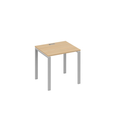 Стол письменный на металлокаркасе UNO натуральный дуб / металлокаркас серый А4 С1 011 НД