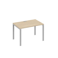 Стол письменный на металлокаркасе UNO дуб скандинавский / металлокаркас серый А4 С1 023 ДК