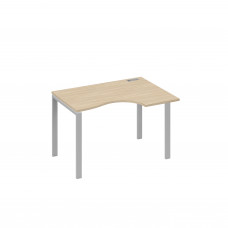 Стол эргономичный правый "Классика" на металлокаркасе UNO дуб скандинавский / металлокаркас серый А4 С1 042 ДК