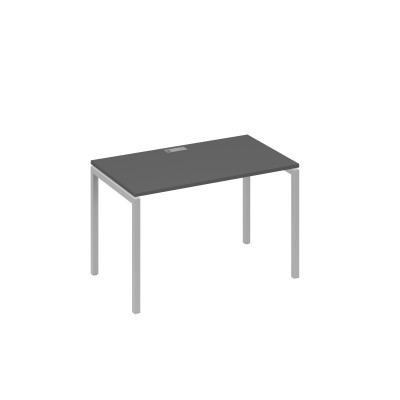 Стол письменный на металлокаркасе DUE антрацит премиум / металлокаркас серый А4 С2 013 АР