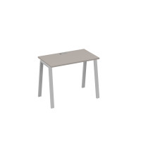 Стол письменный на металлокаркасе TRE мокко премиум / металлокаркас серый А4 С3 002 МП