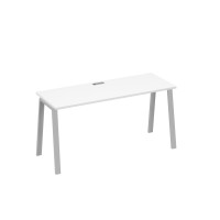 Стол письменный на металлокаркасе TRE белый премиум / металлокаркас серый А4 С3 005 БП