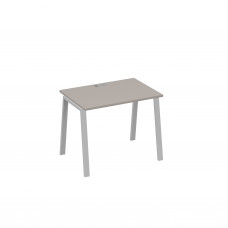 Стол письменный на металлокаркасе TRE мокко премиум / металлокаркас серый А4 С3 012 МП