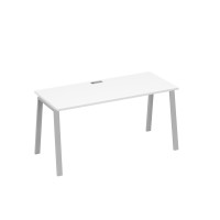 Стол письменный на металлокаркасе TRE белый премиум / металлокаркас серый А4 С3 015 БП