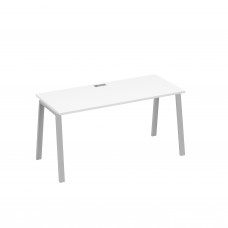 Стол письменный на металлокаркасе TRE белый премиум / металлокаркас серый А4 С3 015 БП