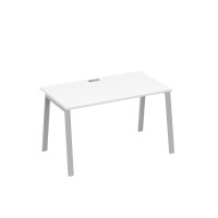 Стол письменный на металлокаркасе TRE белый премиум / металлокаркас серый А4 С3 024 БП