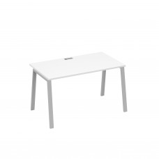 Стол письменный на металлокаркасе TRE белый премиум / металлокаркас серый А4 С3 024 БП