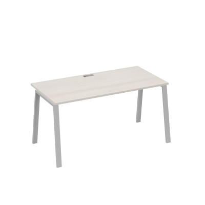 Стол письменный на металлокаркасе TRE дуб / металлокаркас серый А4 С3 025 ДШ