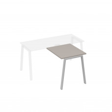 Брифинг-приставка на опорах TRE мокко премиум / металлокаркас серый А4 С3 073 МП