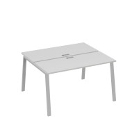 Станция 2х140 с опорами TRE офисная серый / металлокаркас серый А4 С3 171 СЕ