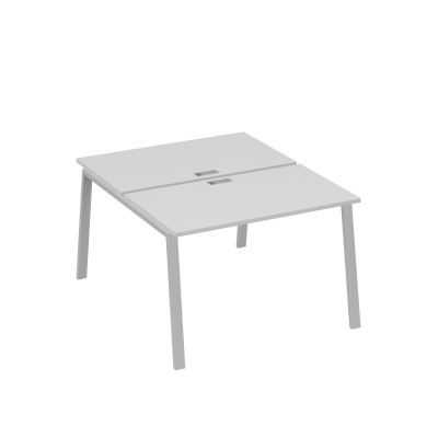 Рабочая станция 2х120 с металлокаркасом TRE серый / металлокаркас серый А4 С3 173 СЕ