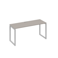 Стол письменный на металлокаркасе QUATTRO мокко премиум / металлокаркас серый А4 С4 005 МП