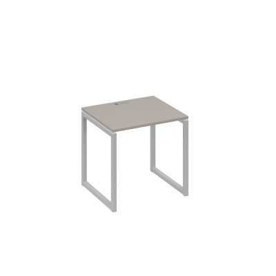 Стол письменный на металлокаркасе QUATTRO мокко премиум / металлокаркас серый А4 С4 011 МП