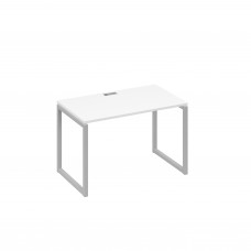 Стол письменный на металлокаркасе QUATTRO белый премиум / металлокаркас серый А4 С4 013 БП