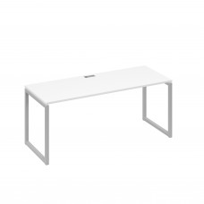 Стол письменный на металлокаркасе QUATTRO белый премиум / металлокаркас серый А4 С4 016 БП