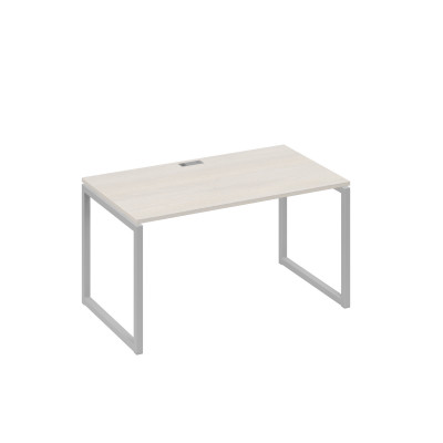 Стол письменный на металлокаркасе QUATTRO дуб / металлокаркас серый А4 С4 024 ДШ