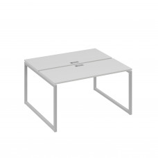 Станция (2х140) офисная с металлокаркасом QUATTRO серый / металлокаркас серый А4 С4 171 СЕ