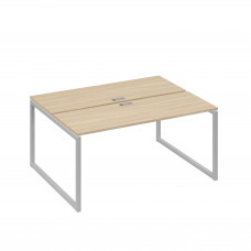 Рабочая станция каркасе QUATTRO (2х160) дуб скандинавский / металлокаркас серый А4 С4 172 ДК