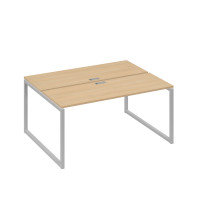 Рабочая станция каркасе QUATTRO (2х160) натуральный дуб / металлокаркас серый А4 С4 172 НД