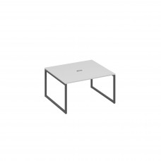 Стол 140 для переговоров каркас QUATTRO серый / металлокаркас антрацит А4 А4 132 СЕ