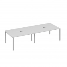 Стол для переговоров 320x124 на металлокаркасе UNO серый / металлокаркас серый А4 С1 133-2 СЕ