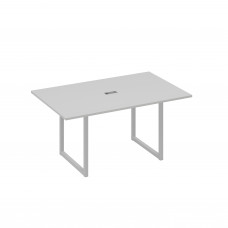 Стол 160 каркас QUATTRO для переговоров серый / металлокаркас серый А4 С4 121 СЕ