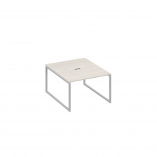 Стол 120 переговорный с металлокаркасом QUATTRO дуб / металлокаркас серый А4 С4 134 ДШ