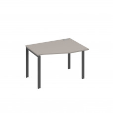 Стол правый "Техно" эргономичный на металлокаркасе UNO мокко премиум / металлокаркас антрацит А4 А1 062 МП