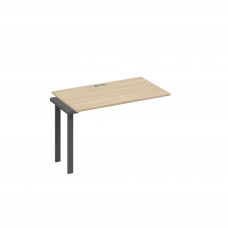 Секция 120 рабочей станции с каркасом TRE дуб скандинавский / металлокаркас антрацит А4 А3 013-1 ДК