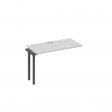 Секция стола 120 рабочей станции опоры QUATTRO серый / металлокаркас антрацит А4 А4 003-1 СЕ