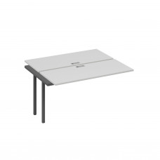 Секция рабочей станции на каркасе DUE (2х140) серый / металлокаркас антрацит А4 А2 171-1 СЕ