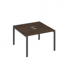 Станция 2х120 рабочая с металлокаркасом UNO дуб ристретто/ металлокаркас антрацит А4 А1 170 ДР