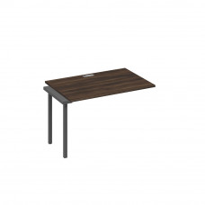 Секция стола рабочей станции опоры DUE дуб ристретто/ металлокаркас антрацит А4 А2 023-1 ДР