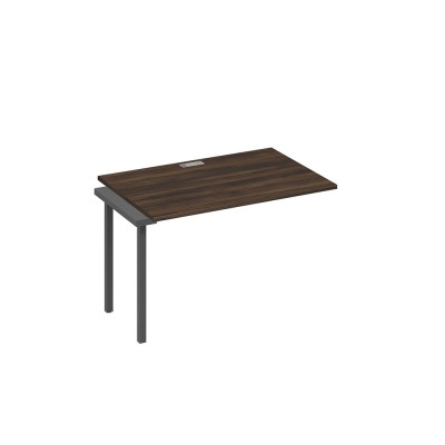 Секция стола рабочей станции опоры DUE дуб ристретто/ металлокаркас антрацит А4 А2 023-1 ДР
