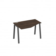 Стол на металлокаркасе TRE эргономичный левый "Техно" дуб ристретто/ металлокаркас антрацит А4 А3 051 ДР